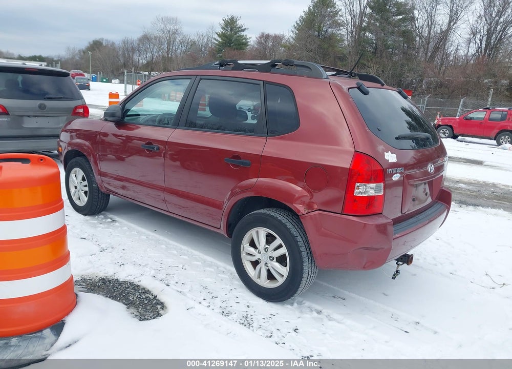 2009 HYUNDAI TUCSON GLS VIN: KM8JM12BX9U956648
