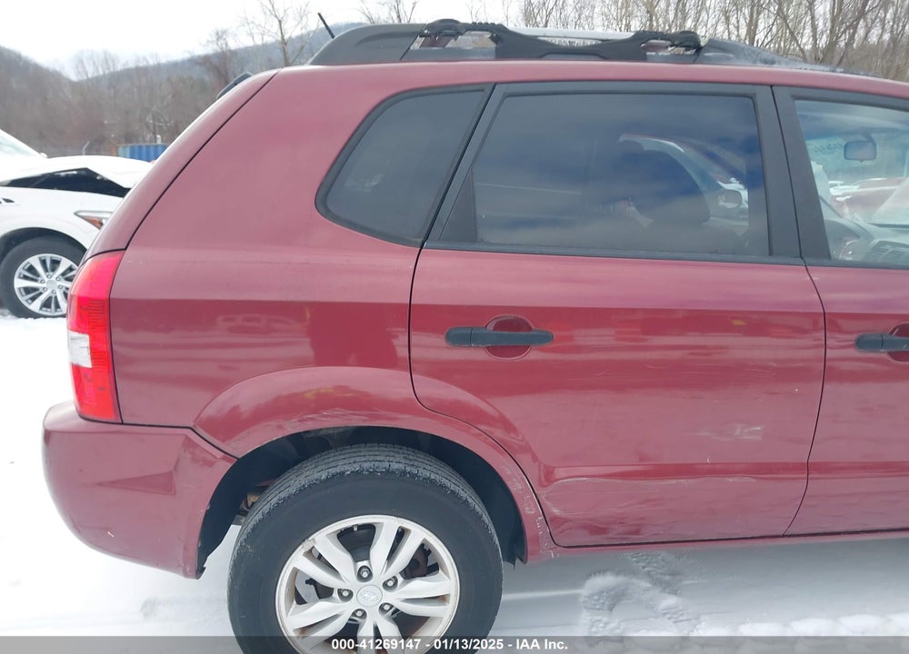 2009 HYUNDAI TUCSON GLS VIN: KM8JM12BX9U956648