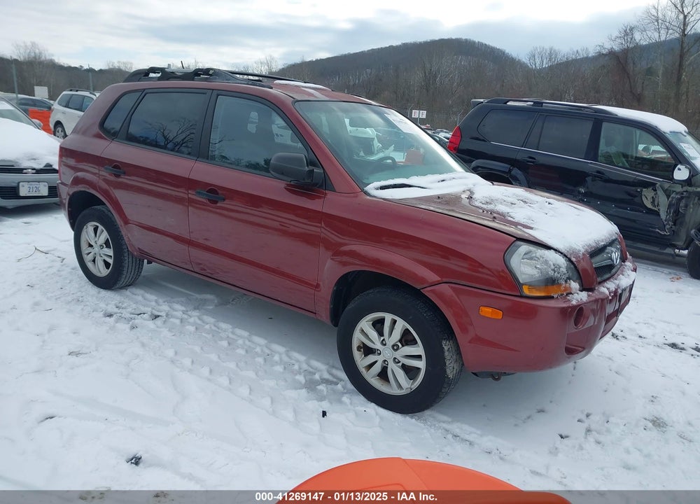 2009 HYUNDAI TUCSON GLS VIN: KM8JM12BX9U956648