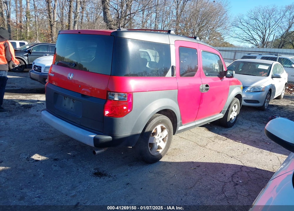 2005 HONDA ELEMENT EX VIN: 5J6YH18635L001931