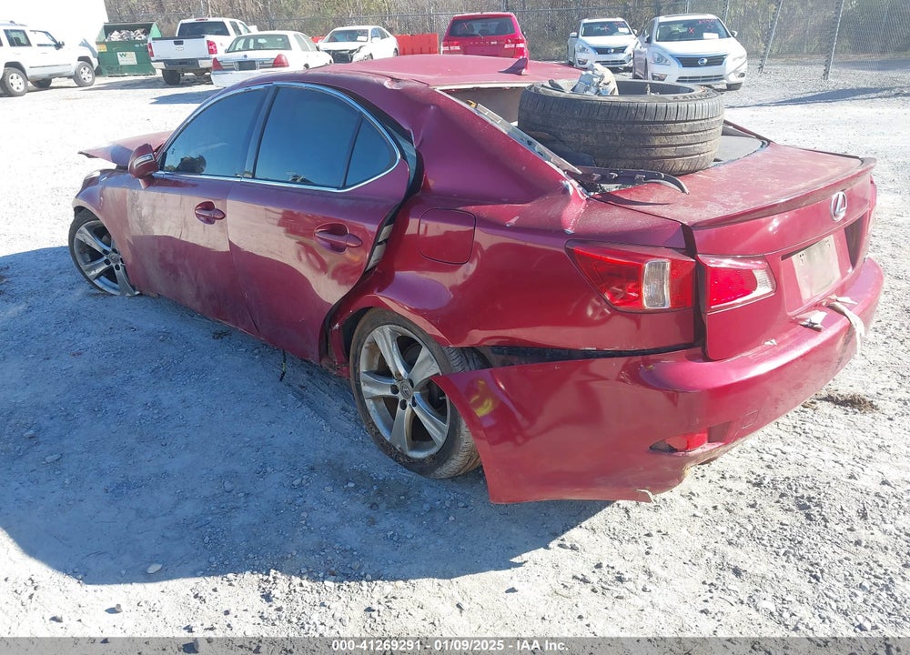2011 LEXUS IS 250 VIN: JTHBF5C23B5135821