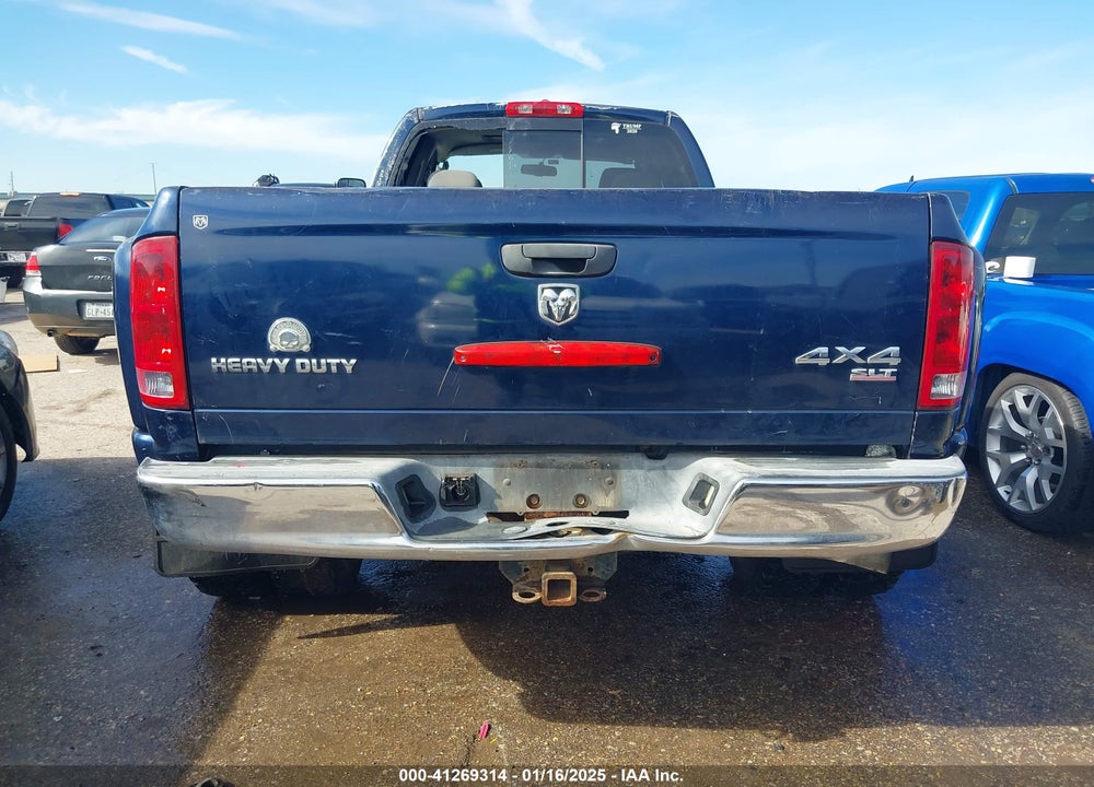 2006 DODGE RAM 3500 SLT/SPORT VIN: 3D7MX48C96G178924