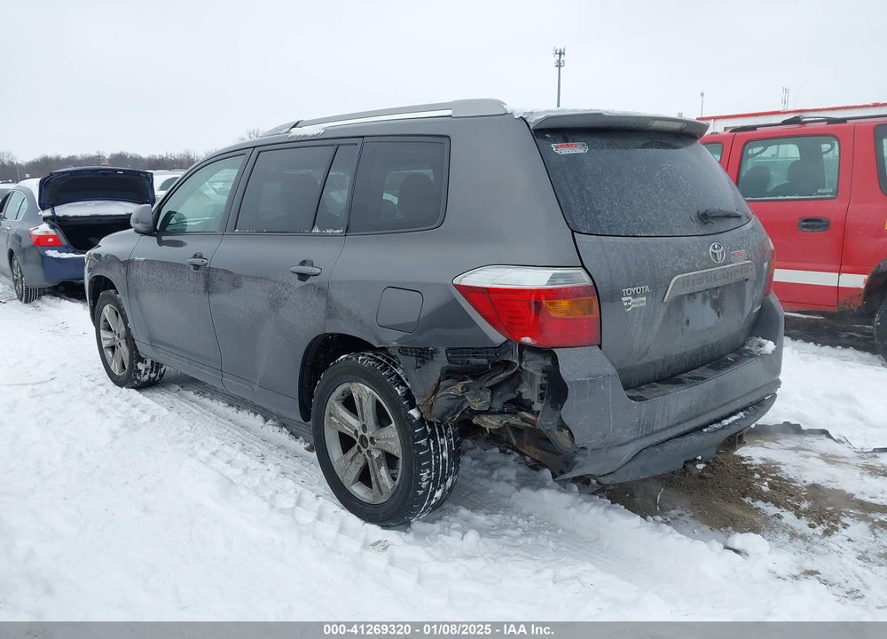 2008 TOYOTA HIGHLANDER SPORT VIN: JTEES43A382073810