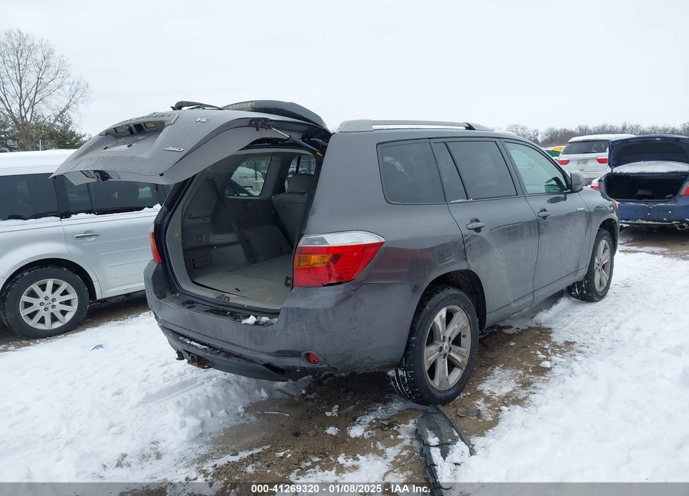 2008 TOYOTA HIGHLANDER SPORT VIN: JTEES43A382073810