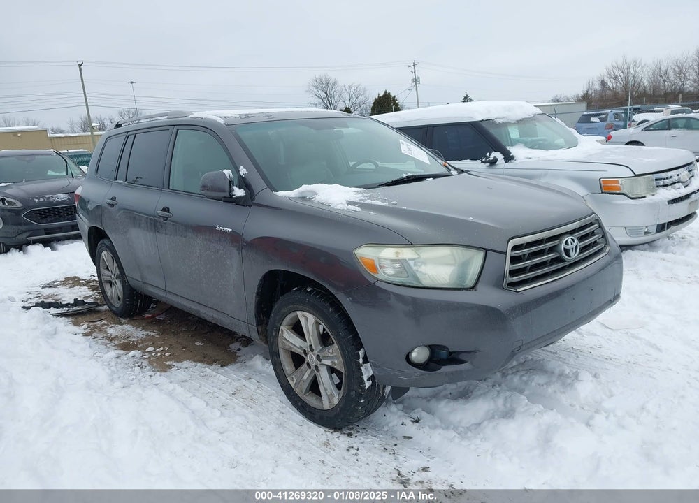 2008 TOYOTA HIGHLANDER SPORT VIN: JTEES43A382073810