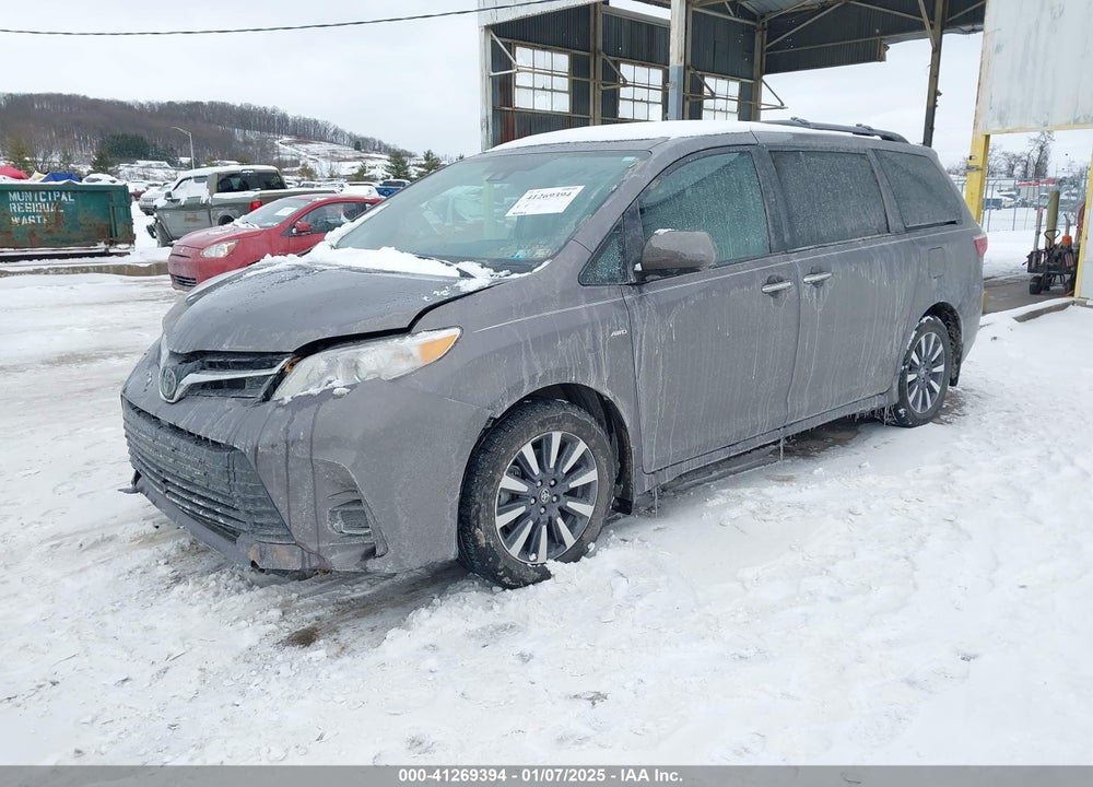 2019 TOYOTA SIENNA LE 7 PASSENGER VIN: 5TDJZ3DC3KS223214