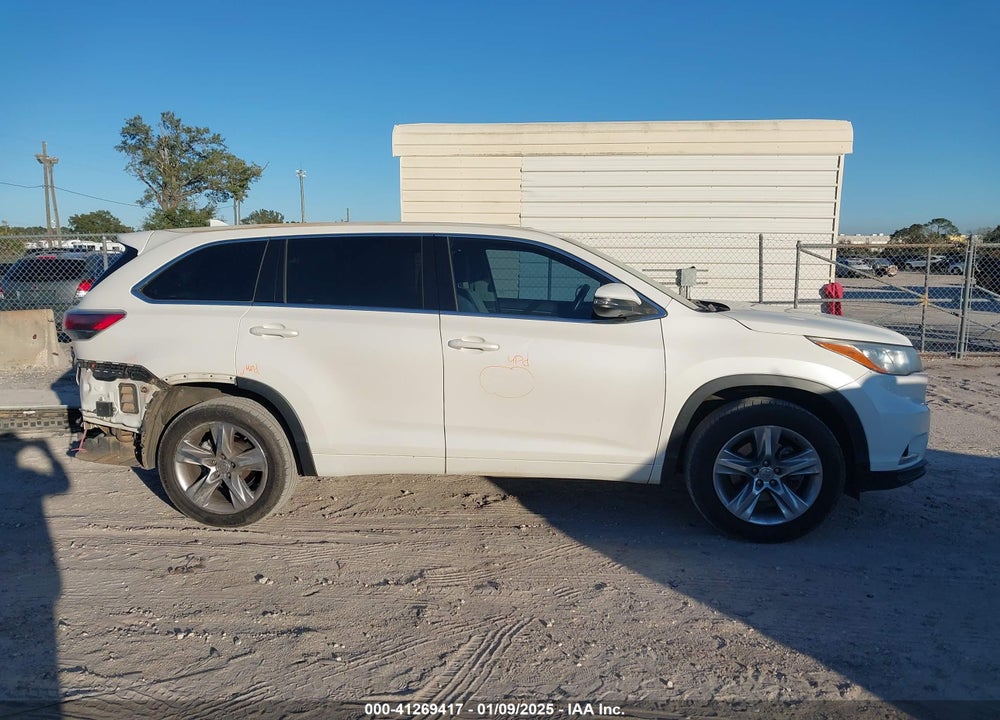 2014 TOYOTA HIGHLANDER VIN: 5TDYKRFH8ES015512