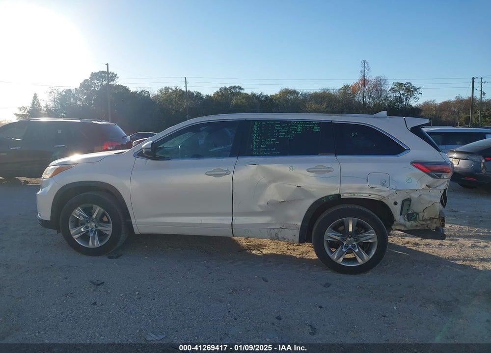 2014 TOYOTA HIGHLANDER VIN: 5TDYKRFH8ES015512