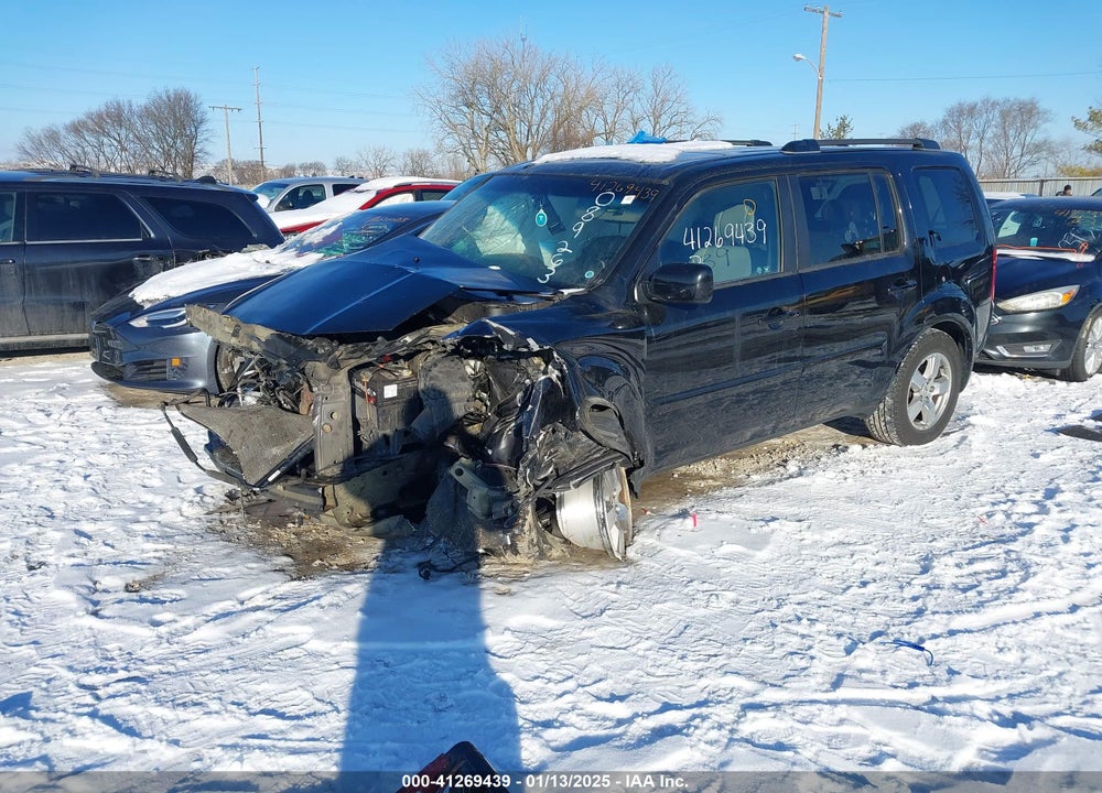 2011 HONDA PILOT EX-L VIN: 5FNYF4H56BB089263