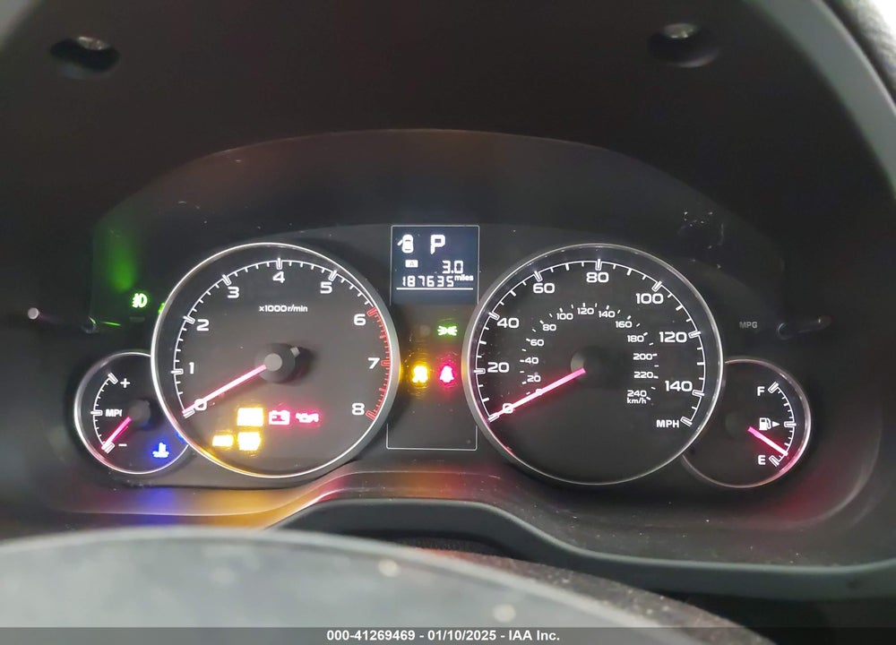 2013 SUBARU OUTBACK 2.5I PREMIUM VIN: 4S4BRBCC8D3309490