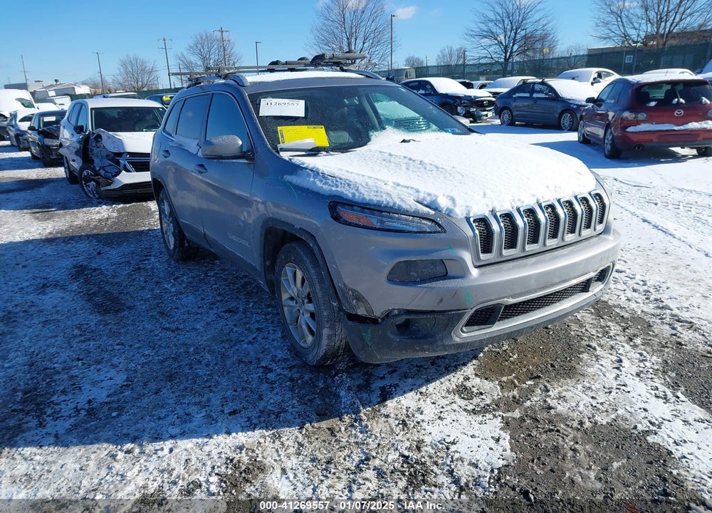 2016 JEEP CHEROKEE LIMITED VIN: 1C4PJMDB8GW202459