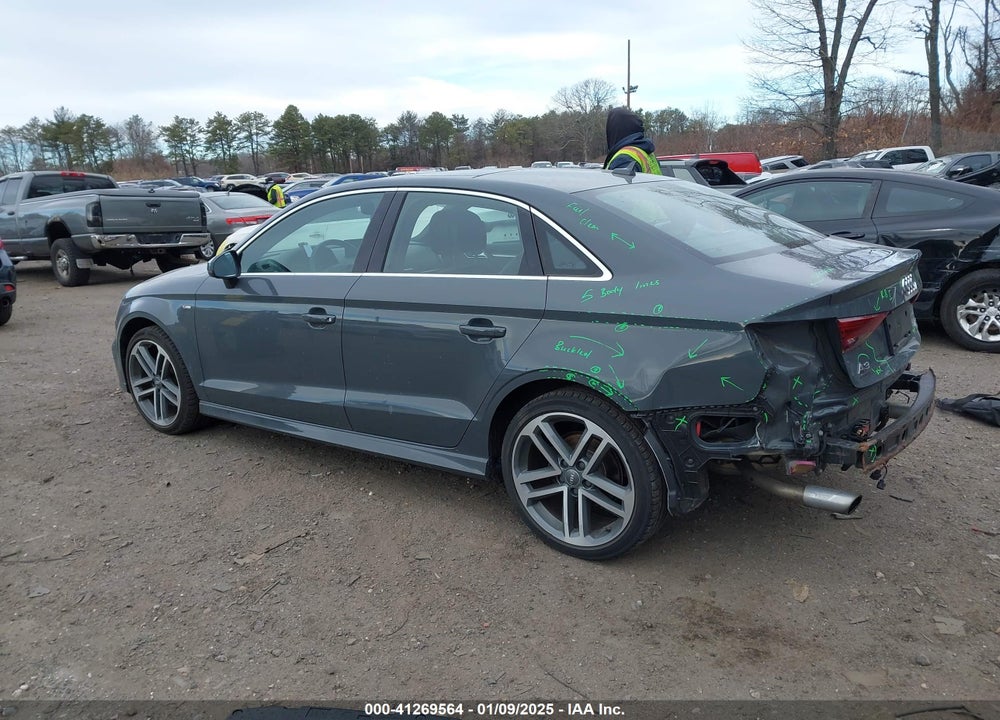 2017 AUDI A3 2.0T PREMIUM VIN: WAUJ8GFF7H1041911