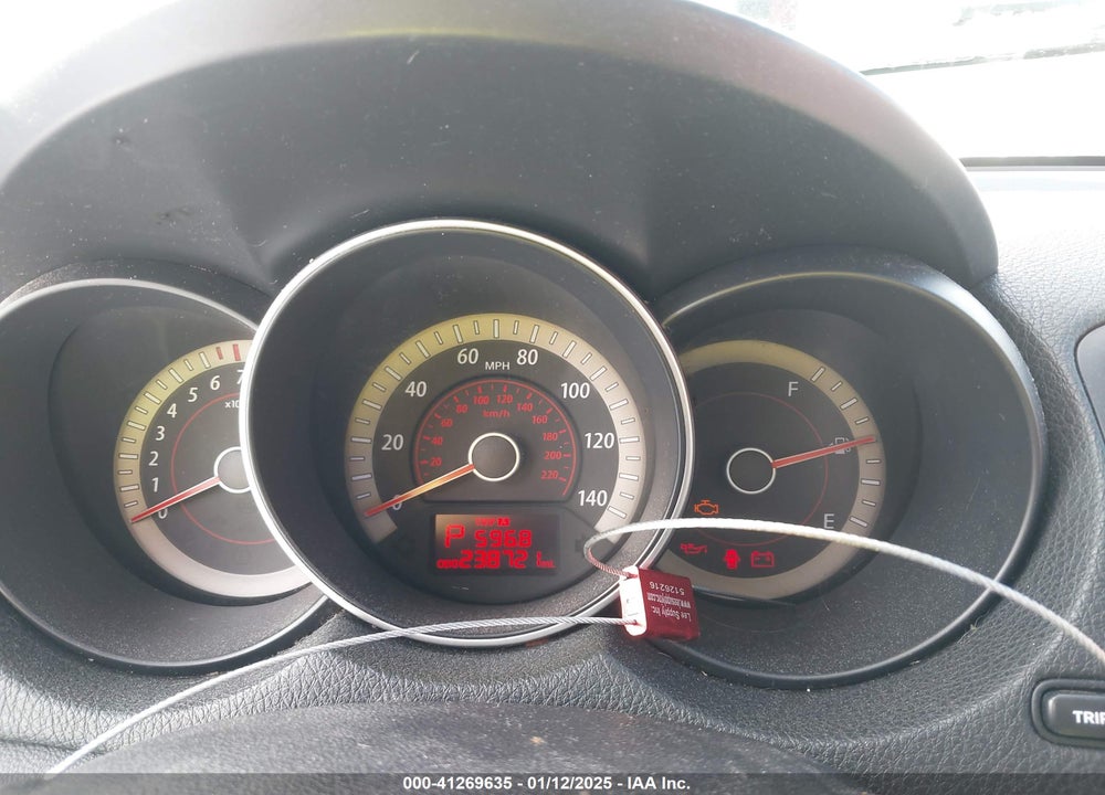 2011 KIA FORTE VIN: KNAFT4A27B5434458