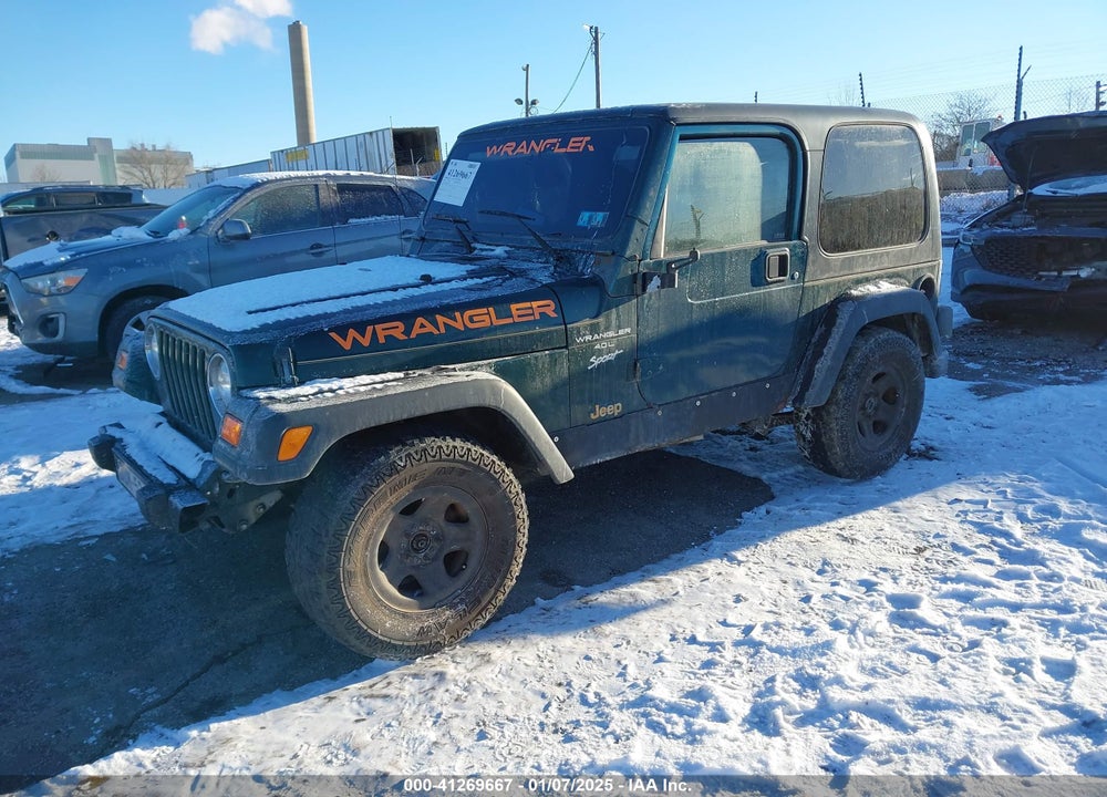 2000 JEEP WRANGLER SAHARA VIN: 1J4FA59S5YP775643
