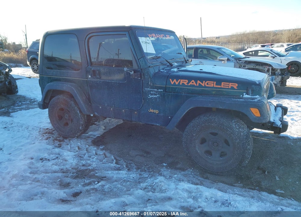 2000 JEEP WRANGLER SAHARA VIN: 1J4FA59S5YP775643