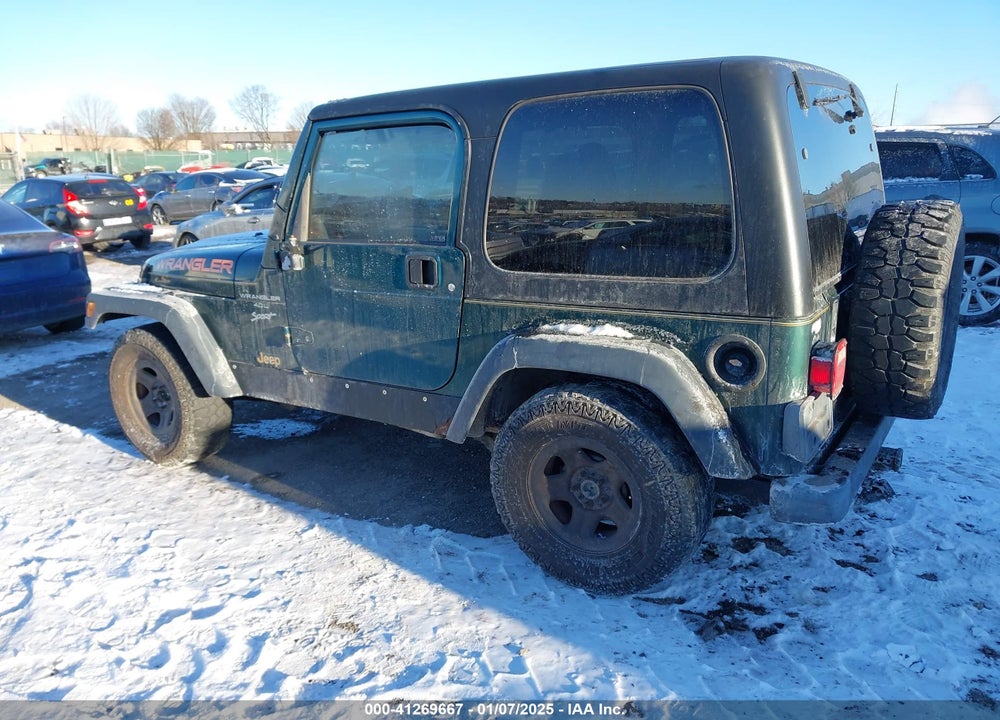 2000 JEEP WRANGLER SAHARA VIN: 1J4FA59S5YP775643