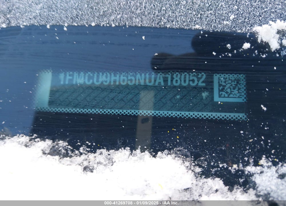 2022 FORD ESCAPE VIN: 1FMCU9H65NUA18052