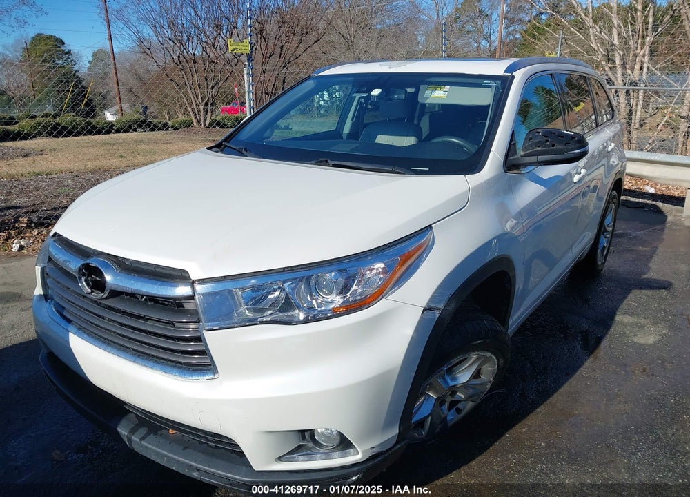 2015 TOYOTA HIGHLANDER LIMITED V6 VIN: 5TDYKRFHXFS085059