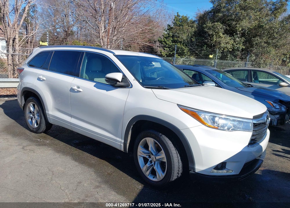 2015 TOYOTA HIGHLANDER LIMITED V6 VIN: 5TDYKRFHXFS085059