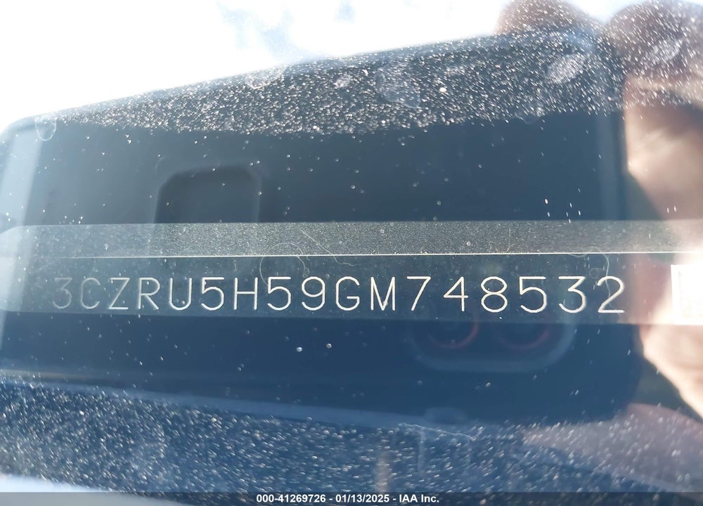 2016 HONDA HR-V EX VIN: 3CZRU5H59GM748532