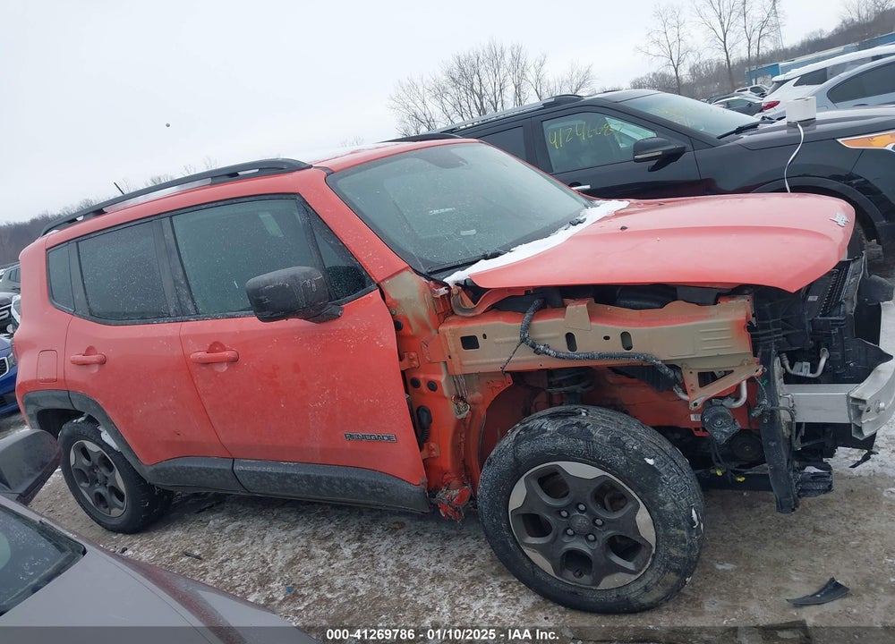 2017 JEEP RENEGADE SPORT FWD VIN: ZACCJAAB4HPE53303