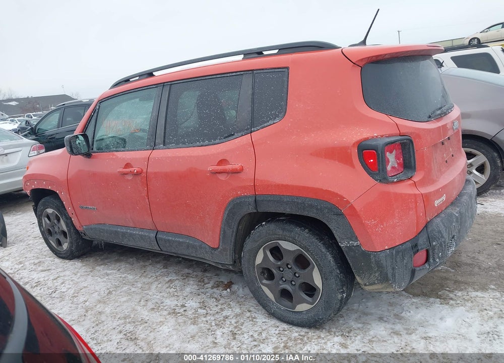 2017 JEEP RENEGADE SPORT FWD VIN: ZACCJAAB4HPE53303