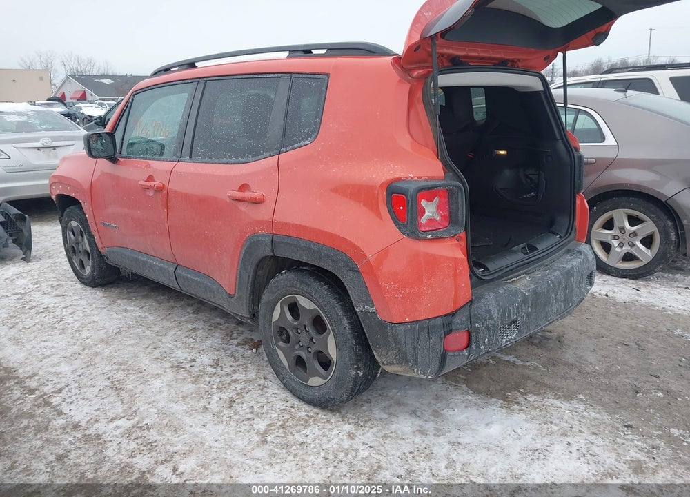 2017 JEEP RENEGADE SPORT FWD VIN: ZACCJAAB4HPE53303