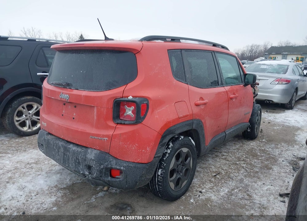 2017 JEEP RENEGADE SPORT FWD VIN: ZACCJAAB4HPE53303