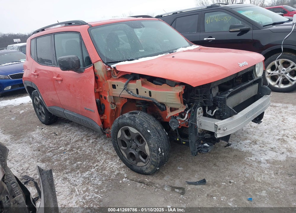 2017 JEEP RENEGADE SPORT FWD VIN: ZACCJAAB4HPE53303