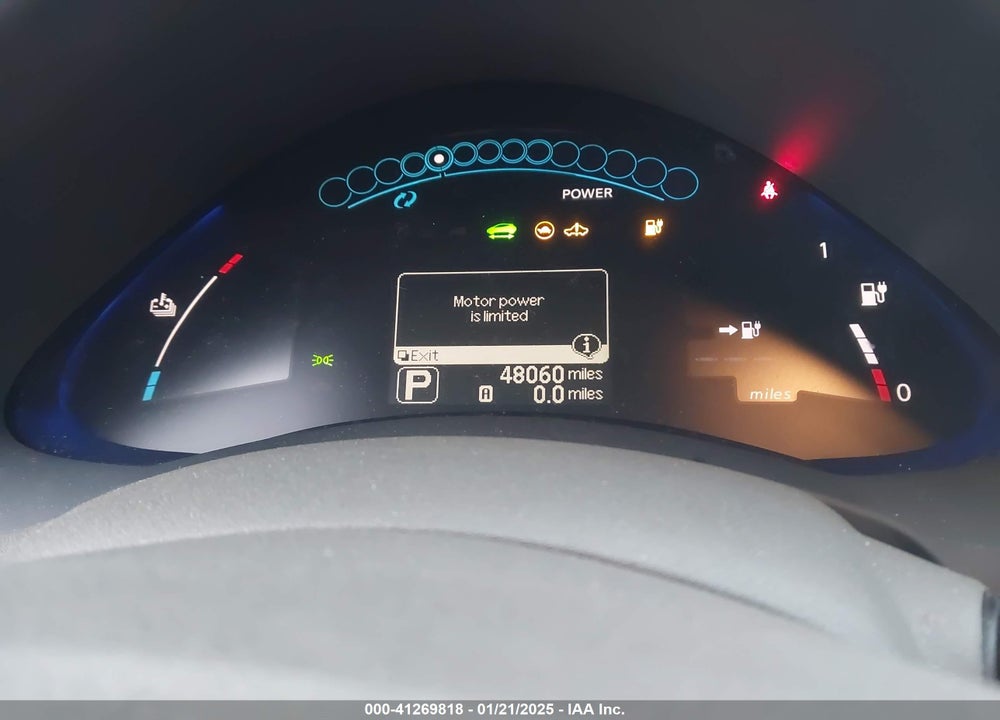 2012 NISSAN LEAF VIN: JN1AZ0CP7CT023848