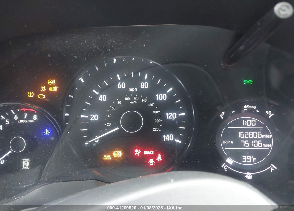 2016 HONDA HR-V LX VIN: 3CZRU5H31GM722196