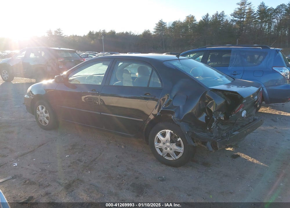 2008 TOYOTA COROLLA LE VIN: 2T1BR30E18C876962
