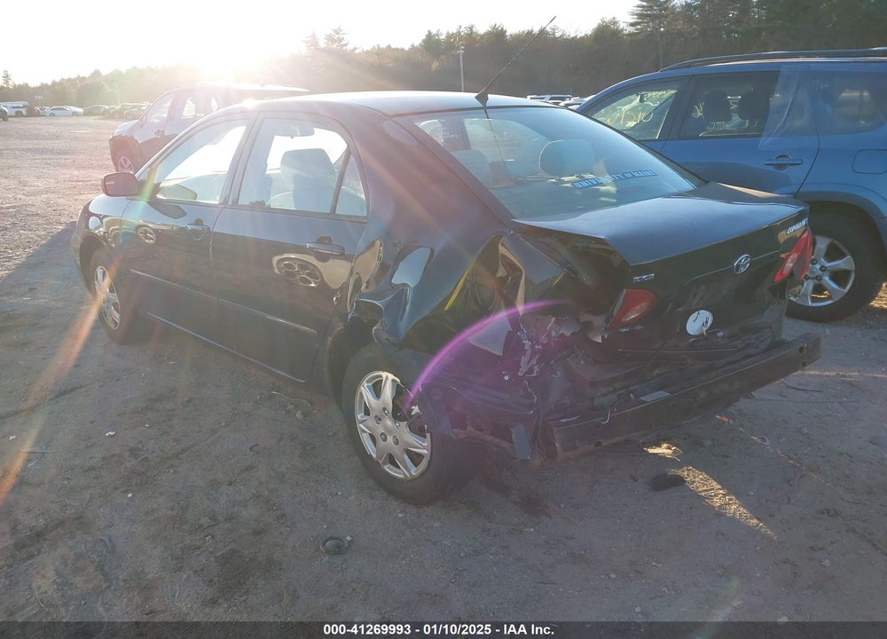 2008 TOYOTA COROLLA LE VIN: 2T1BR30E18C876962