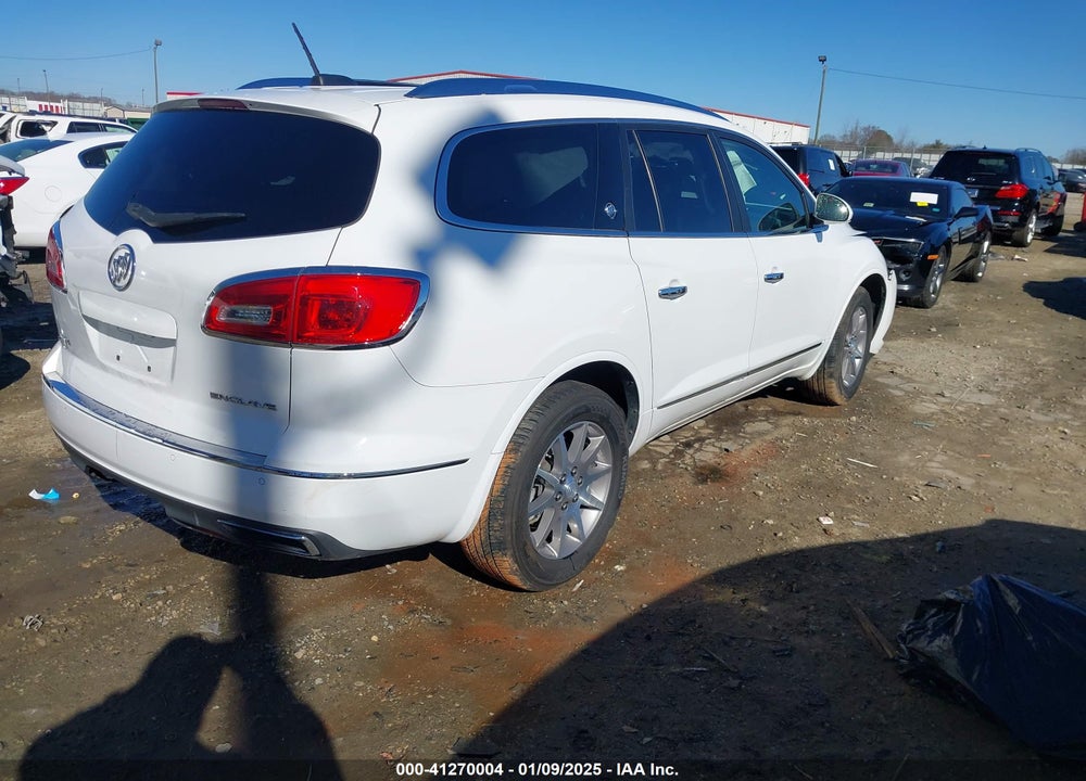 2017 BUICK ENCLAVE LEATHER VIN: 5GAKRBKD8HJ125474