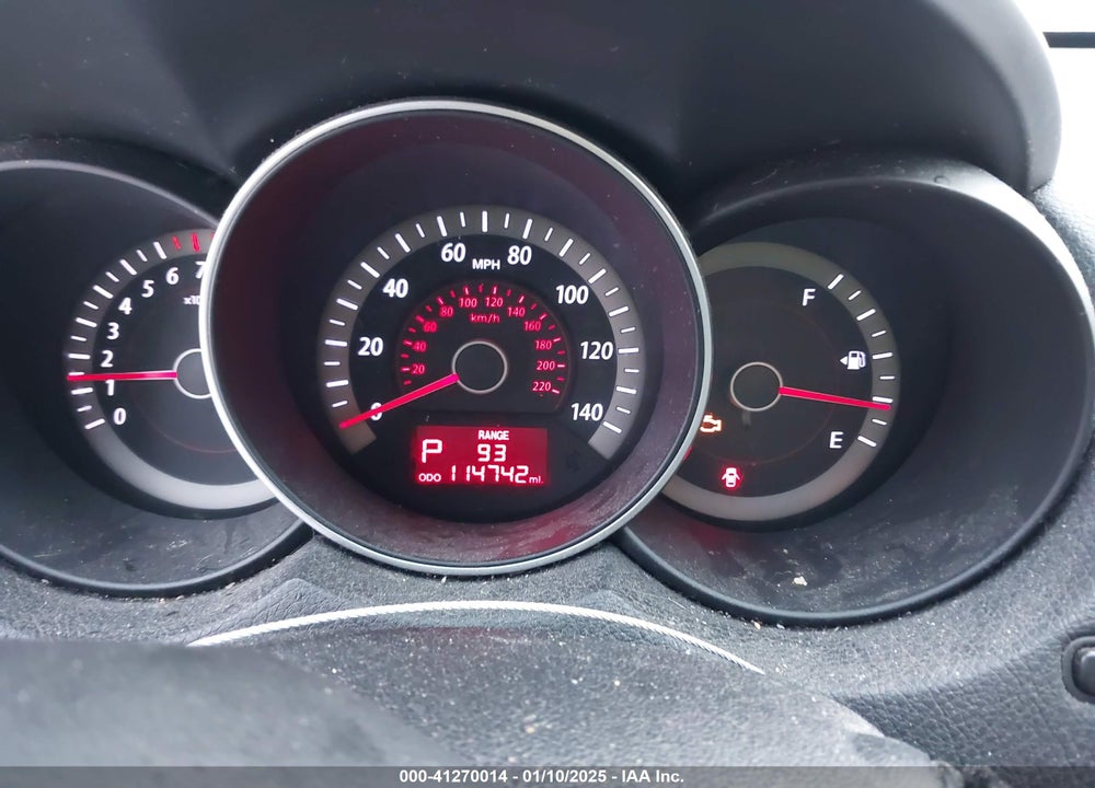 2012 KIA FORTE EX VIN: KNAFU4A28C5624283