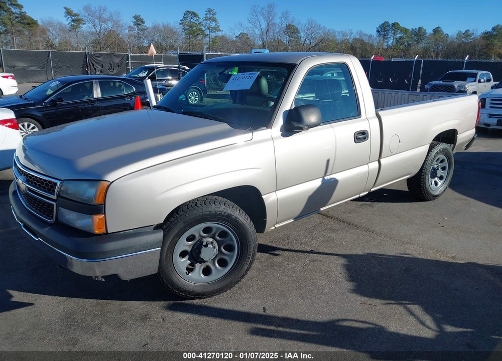 2007 CHEVROLET SILVERADO 1500 CLASSIC WORK TRUCK VIN: 3GCEC14X87G146761