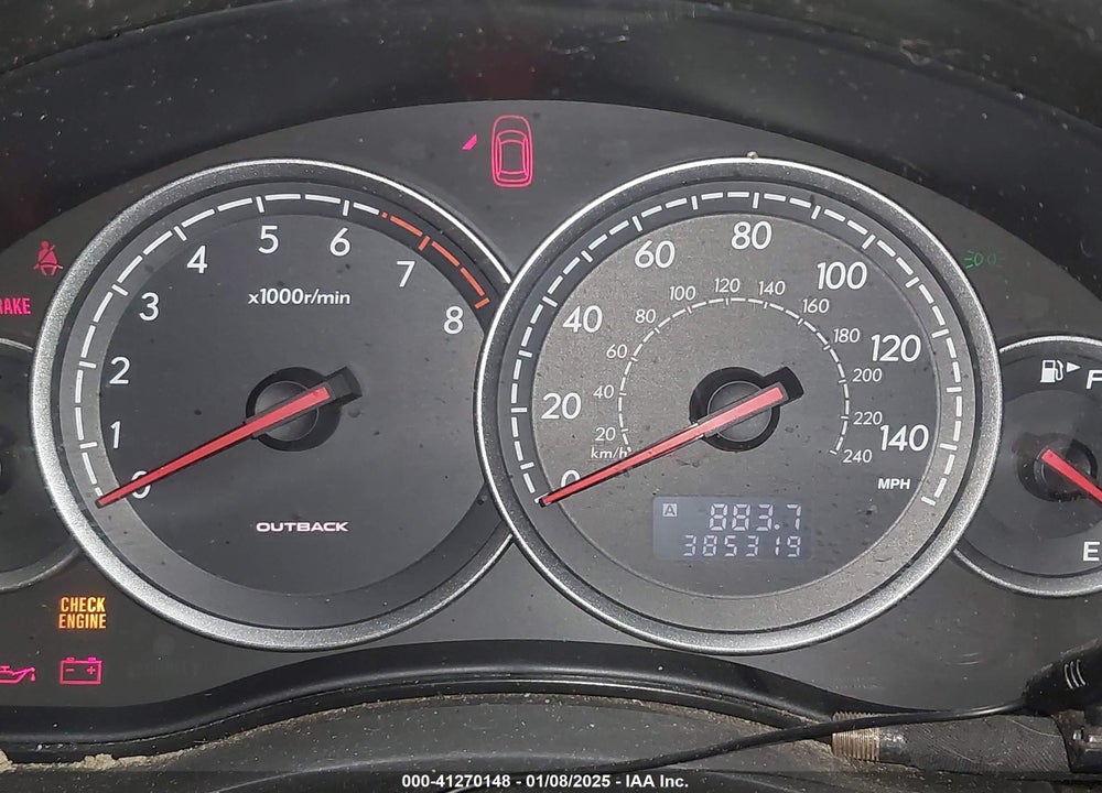 2007 SUBARU OUTBACK 2.5I BASIC VIN: 4S4BP61C976324437