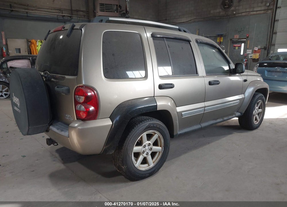 2006 JEEP LIBERTY LIMITED EDITION VIN: 1J4GL58K16W178458