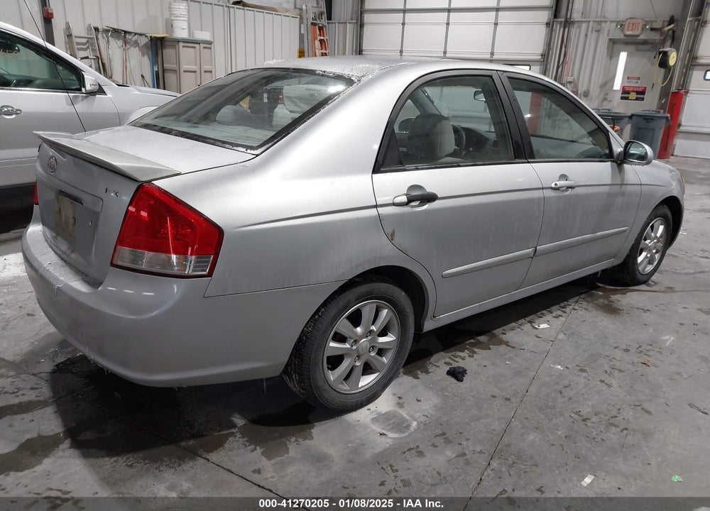 2007 KIA SPECTRA EX VIN: KNAFE121875414483