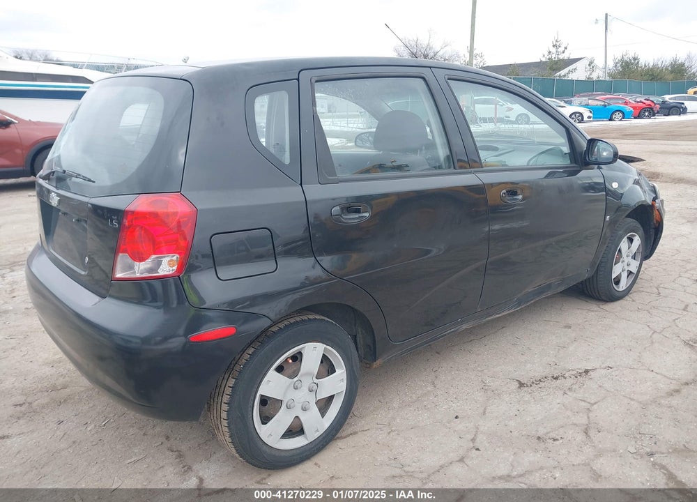 2007 CHEVROLET AVEO 5 VIN: KL1TD66647B699980