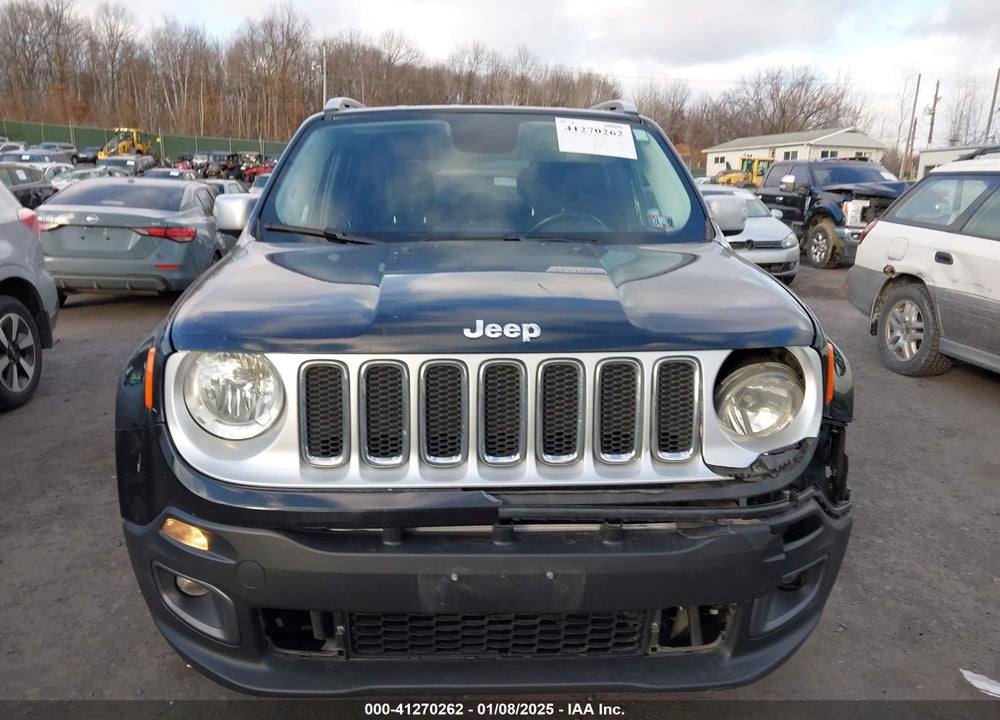 2015 JEEP RENEGADE LIMITED VIN: ZACCJBDT1FPB40006