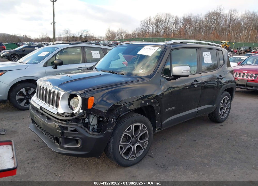 2015 JEEP RENEGADE LIMITED VIN: ZACCJBDT1FPB40006