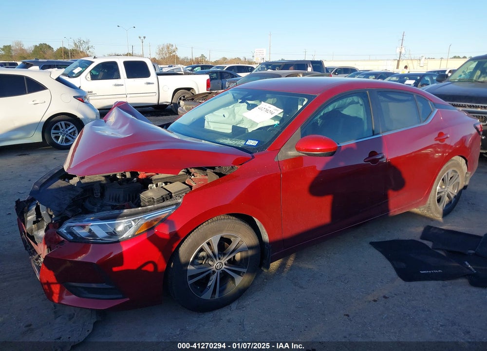 2022 NISSAN SENTRA VIN: 3N1AB8CVXNY214644