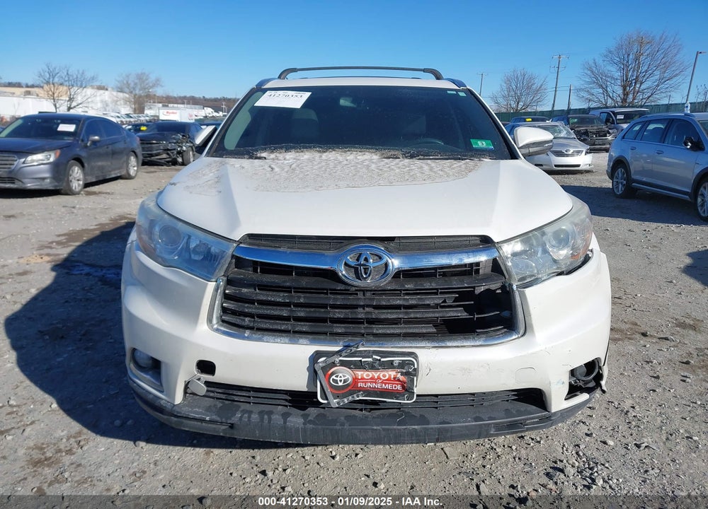2016 TOYOTA HIGHLANDER LIMITED V6 VIN: 5TDDKRFH9GS262166