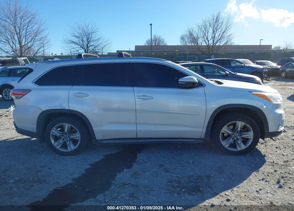 2016 TOYOTA HIGHLANDER LIMITED V6 VIN: 5TDDKRFH9GS262166