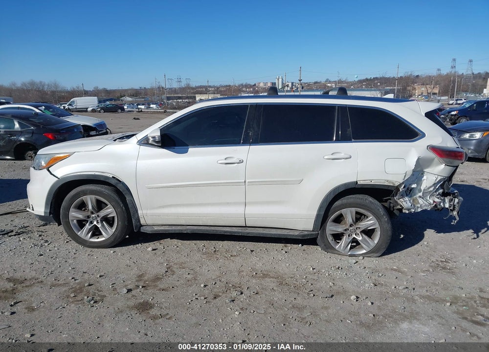 2016 TOYOTA HIGHLANDER LIMITED V6 VIN: 5TDDKRFH9GS262166