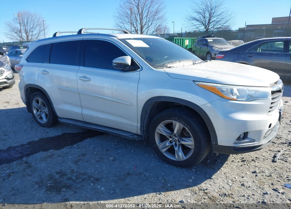 2016 TOYOTA HIGHLANDER LIMITED V6 VIN: 5TDDKRFH9GS262166