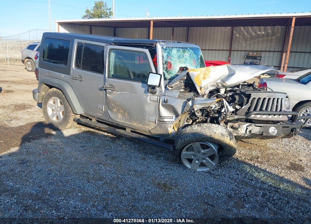 2016 JEEP WRANGLER UNLIMITED SPORT VIN: 1C4BJWDG9GL297715