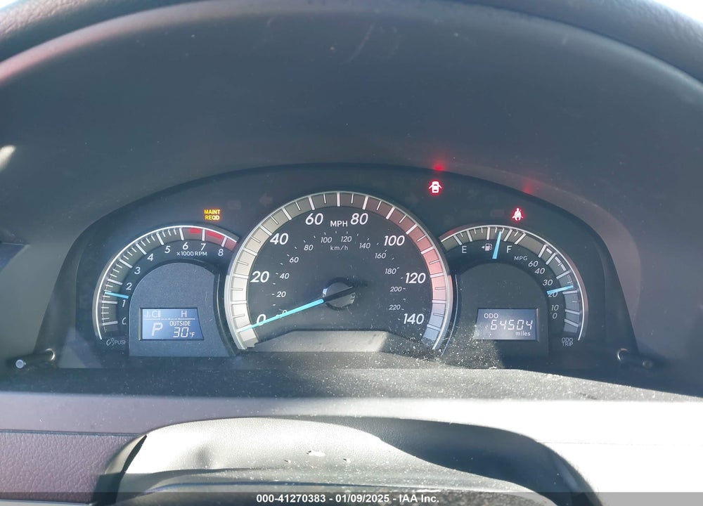 2012 TOYOTA CAMRY VIN: 4T1BF1FK0CU566965