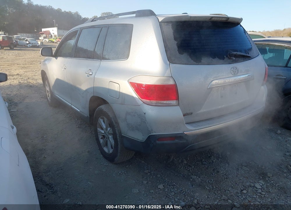 2011 TOYOTA HIGHLANDER SE VIN: 5TDZK3EH3BS037657